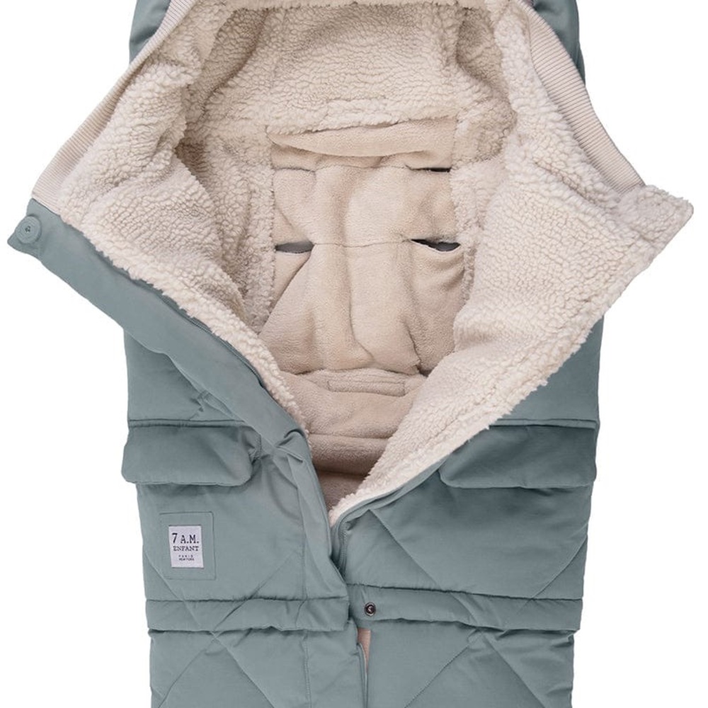 7 A.M. Enfant  Quilted Kids Footmuff with Sherpa Lining